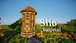 Учебное пособие по созданию средневековой фермы-силоса в Minecraft.