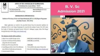 B.V.Sc ( UG ) 2021 Admission Notice II Application Process II Domicile certificate II Fees etc.