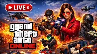 GTA ONLINE LIVE 🔥 | Public Lobby Chaos 😈 | Heists, Missions & Fun | Hindi Live #gta #gta6