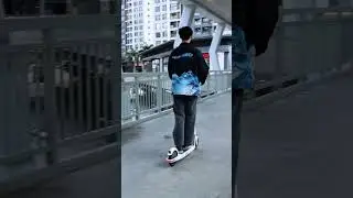 Convenient and portable electric scooter #power #technology #tech