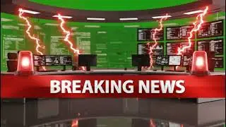Emotional Breaking News Green Screen Template | No Copyright Overlay