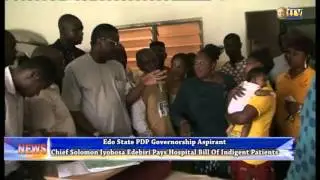 Edebiri pays hospital bill for indigent patients