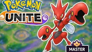 OVERPOWERED SCIZZOR 🔥 MASTER 1300 #pokemonunite #videoviral #gameplay  #iqooneo10gamingtest 