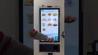 Self Ordering Kiosk for Restaurant #kiosks #resturants #restuarantkiosk #selfordering #cashregister