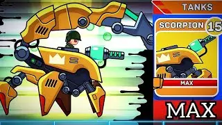 Hills of steel | Best fighting legendary tank scorpion vs boss laser jaw