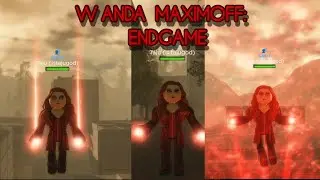 Marvel: New Journey Wanda: Endgame Skin showcase | ROBLOX