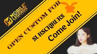 🌸Mlbb Naga girL🌸 Wanna Join OPEN CUSTOM?  COME ALL #mobilelegends #shorts #mlbb