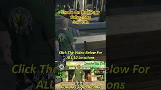 Smoke On The Water Collectibles Locations January 10th | GTA V Online #shorts #gta #gtaonline