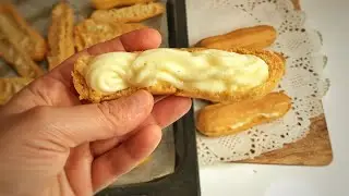 EKLER&PROFİTEROL TARİFİ | ECLAİR RECETTE | Pasta tarifleri | #edamutfakta