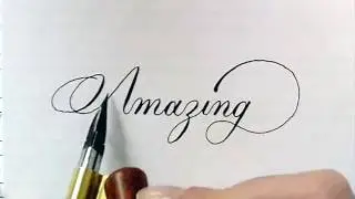 Copperplate Calligraphy Practice