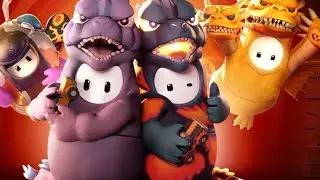 FALL GUYS Godzilla Limited Edition Skins! FREE to Play on Switch!