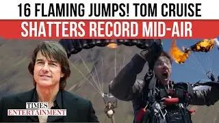 Tom Cruise BREAKS Guinness Record After 16 Fiery Jumps | Historic HALO Stunt CAUGHT On Camera