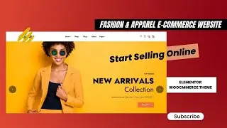 Откройте интернет-магазин одежды и аксессуаров | Тема Elementor WooCommerce | Тема Bailly WordPress