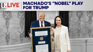 Trump Hails Nobel Peace Prize Presented By Venezuela's Machado | Firstpost Live | N18G