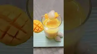 mango litchi punch 🥤 #mango #litchi #summerdrink @Nancy-Momskitchen #post