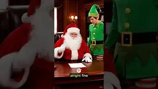 SENIOR MAGIC SUPERVISOR?! 😂 Santa's Best Promotion Offer. #Shorts #Santa #Funny #Elves #Job #Comedy