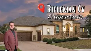Inside a Stunning Crystal Falls Home in Leander TX | Private Corner Lot & Designer Finishes