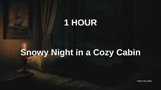 Cozy Cabin with Fireplace 🔥 | Relaxing Winter Ambience | #0001