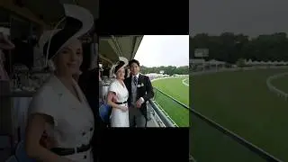 Prince Mateen with Princess Anisha at Royal Ascot 2025 @England  #royalupdates #royalbrunei #shorts