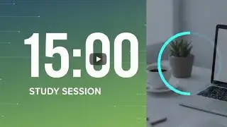 15 Minute Timer  | 15 Minute Countdown for Study, Workout & Focus]...​#15MinuteTimer #Countdown