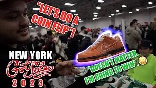 2023 NY GOT SOLE. WE SOLD OVER $8,000 WORTH OF SHOES. I LOST A COIN FLIP TO A 10 YEAR OLD HUSTLER 😳