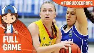 Romania v Iceland - Full Game - Cl 9-12 - FIBA U20 Women's European Championship 2017 - DIV B