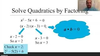 solving quadratic equations by factoring