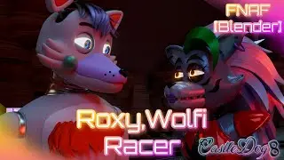Roxy Wolfi Racer, short, Fnaf [Blender]