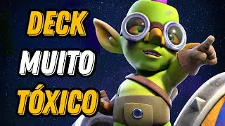 🤢 ESSE É O COMBO MAIS *TÓXICO* DO MOMENTO! VENÇA SEM PRECISAR *PENSAR*! - Clash Royale