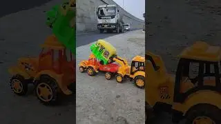 😱JCB Excavator VS Swaraj 644 Tractor RC remote control JCB VS tractor Unboxing testing Review 😱🔥#jc​