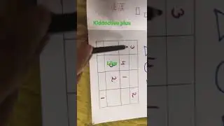 Sudoku puzzle for little learners.. #sudoku #puzzle