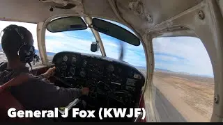 Solo cross country flight | Flying to General Fox Airport | KCNO-KWJF