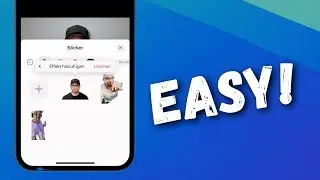 Add and delete iPhone stickers