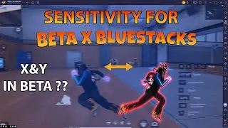 HOW TO CHANGE X & Y IN BETA X BLUESTACKS 🤯|| FREE SENSI 🎯#freefire #classyff #classyfreefire #best