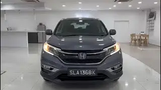 Honda CRV 2 4L LED Sunroof 2016 Grey Revcam Rear Entertainment - SLA1368K