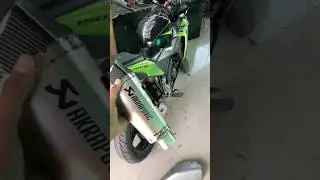 Cbr 150R akra exhaust 💀🥵..#cbr150r #akrapovic loud exhaust 🫣
