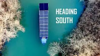 Silently Gliding South on Solar: 200 Canal Locks Remaining