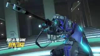 Overwatch Ana POTG 49 (First Time Ana POTG in Competitive)