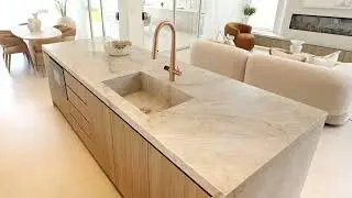 Elegant Kitchen Makeover with Taj Mahal Quartzite