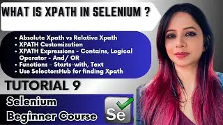 What is Xpath in selenium |Types of Xpath |How to write Xpath | SelectorsHub| #xpath #selectorshub