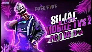 🔴LIVE GUILD TEST 1 VS 2 / FF LIVE | GUILD TEST LIVE / FREE FIRE LIVE🔴 #freefirelive #viralvideo