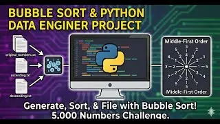 Bubble Sort from Scratch Python Data Engineering Challenge 5000 Numbers