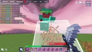 UHC pvp with my Best Friend VINNIE (new tpack) #bloxd #minecraft #pvp #uhc