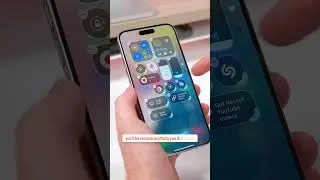 MASSIVE Control Centre Redesign in iOS 18! 🔘📲 #shorts #ios18 #iphone