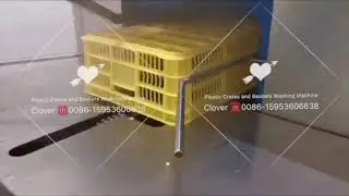 Crate & Baskets Washing Machine for meat and food processing plant