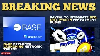 💥BREAKING NEWS!! PAYPAL TO INTEGRATE BTC,ETH,PYUSD IN P2P PAYMENT PUSH!!