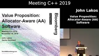 Value Proposition: Allocator Aware Software - John Lakos - Meeting C++ 2019