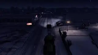 American Truck Simulator (1.39) with Frosty Winter Weather Mod (v3.0)