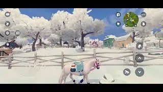My pony is taking a winter walk❄️ ll Star Stable online 