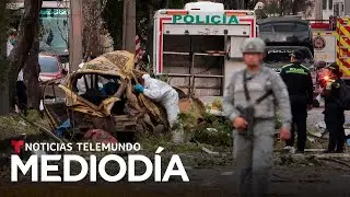 Retiran escombros del lugar donde estalló un coche bomba en Cali, Colombia | Noticias Telemundo